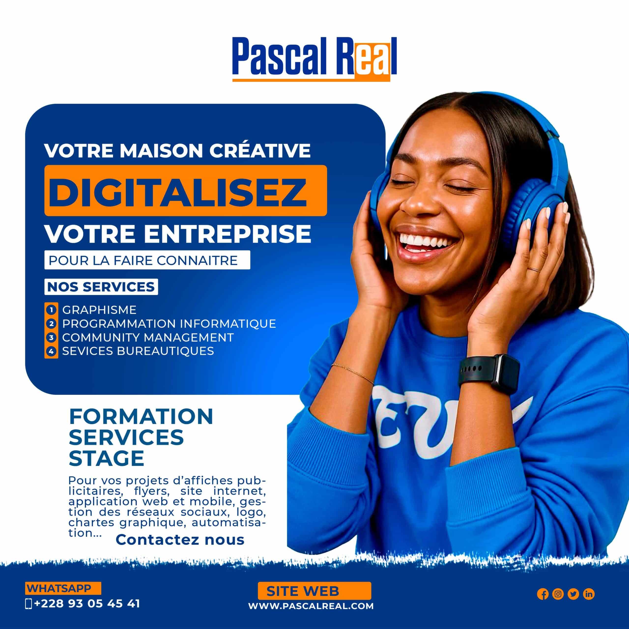 Portfolio graphisme - Projet 2 - Pascal Real Design